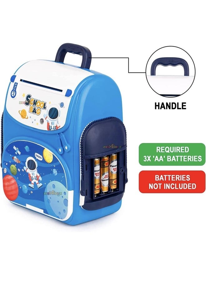 RichTots Premium ATM Piggy Bank Money Saving Bank for Real Money Cash Coin Musical Money Safe Piggy Savings Bank with Finger Print Sensor (Assorted Colour and Print), Modern - Image 4